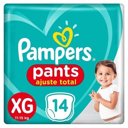 FRALDA PAMPERS PANTS CS XG PACOTAO C/14                                                             